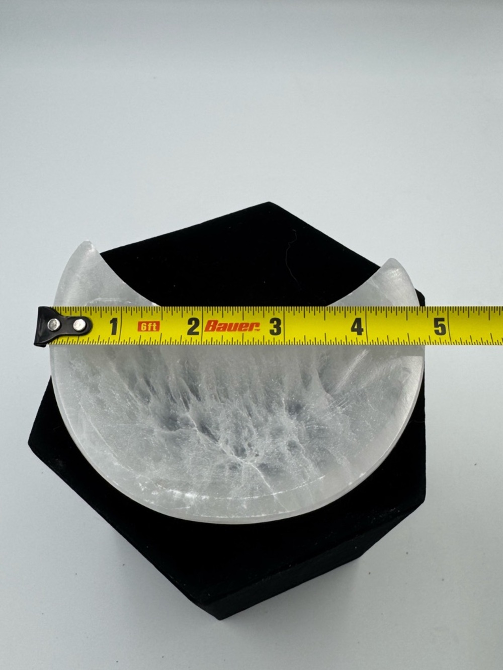 Selenite Crescent Moon Bowl - Picture 5 of 5